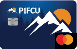 Tarjeta de débito marca P1FCU