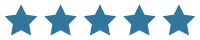 Icono de cinco estrellas
